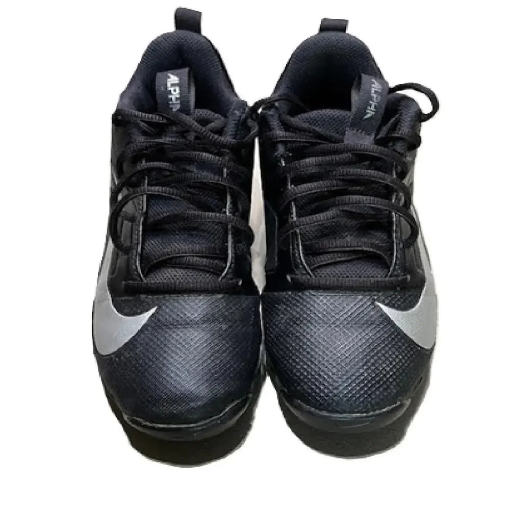 Nike Alpha Menace 4 Shark Football Cleats Big Kids -4Y Black BM1